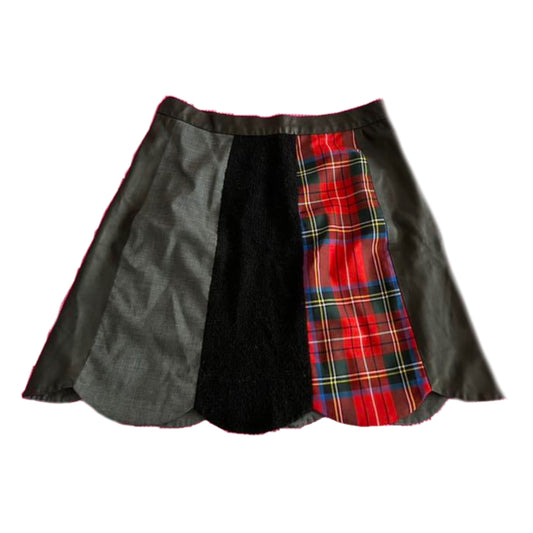 Moschino Cheap and Chic Multi Tie Mini Skirt