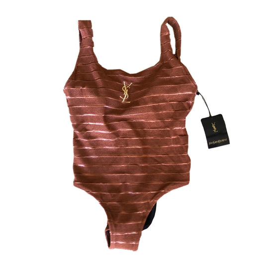 Yves Saint Laurent One Piece YSL Logo Swimsuit