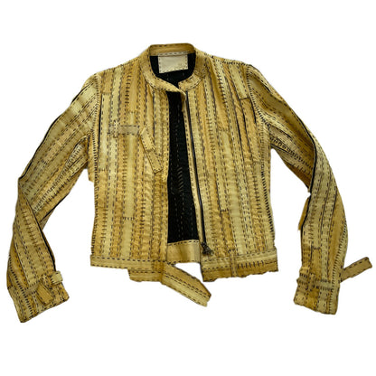 Fendi Leather Patch Motor Jacket