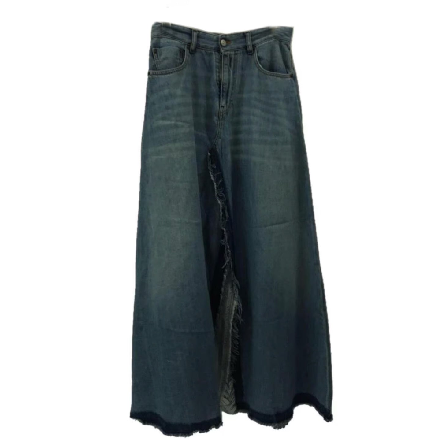 MM6 Maison Margiela Denim Split Skirt