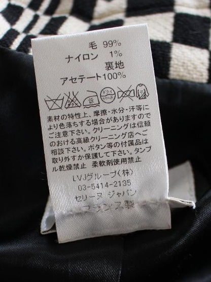 Celine Psychedelic Checkered Coat