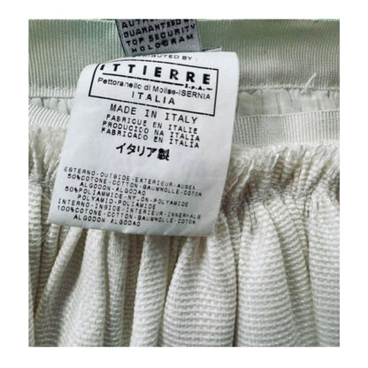 Dolce & Gabbana Mini Fray Pleat Anglaise Trim Skirt
