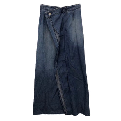 MM6 Maison Margiela Denim Midi Zip Excess Skirt