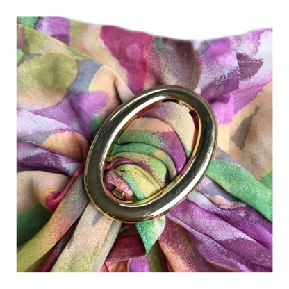 Christian Dior Floral Button Back Buckle Wrap Skirt Set