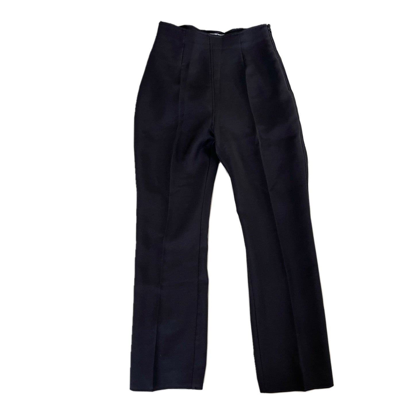 Courreges Logo Sless Peplum Top, Straight Leg Pant Set