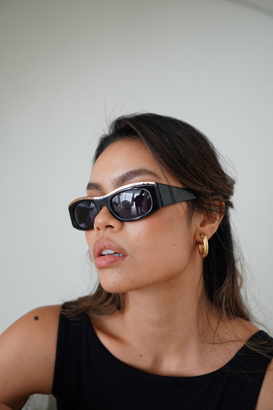 Givenchy Gold Plated Clip On Hoop Earrings