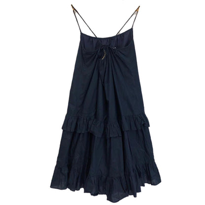 Burberry Blue Label Sless Strappy Tiered Summer Dress