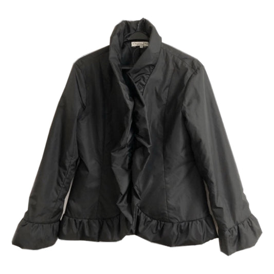 Christian Dior Puffer Ruffle Hem, Neck Jacket