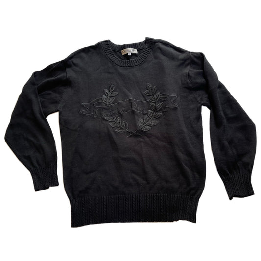 Christian Dior Sports Crest Logo Knit Jumper