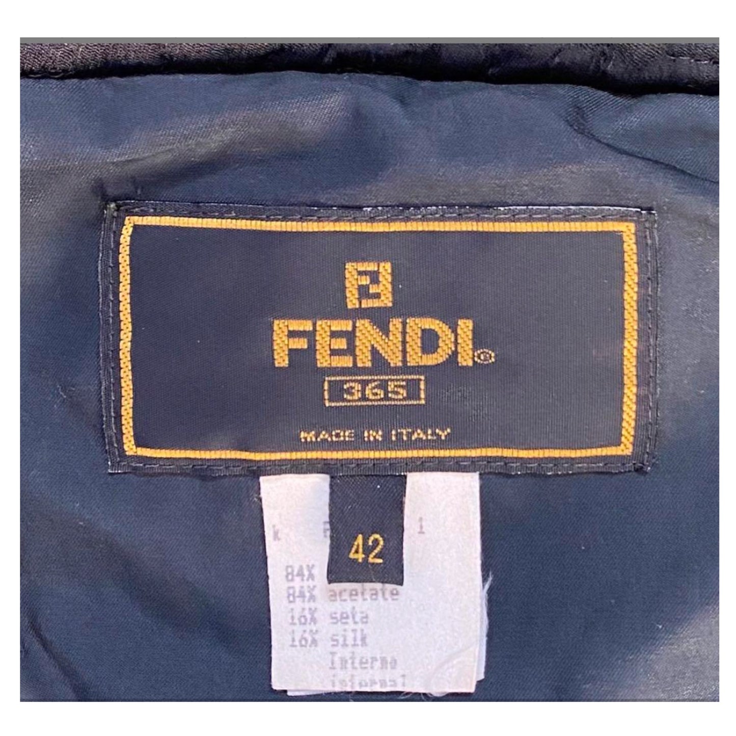 Fendi Zucca Quilted Puffer Jacket