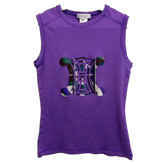 Celine Logo Muscle Tank