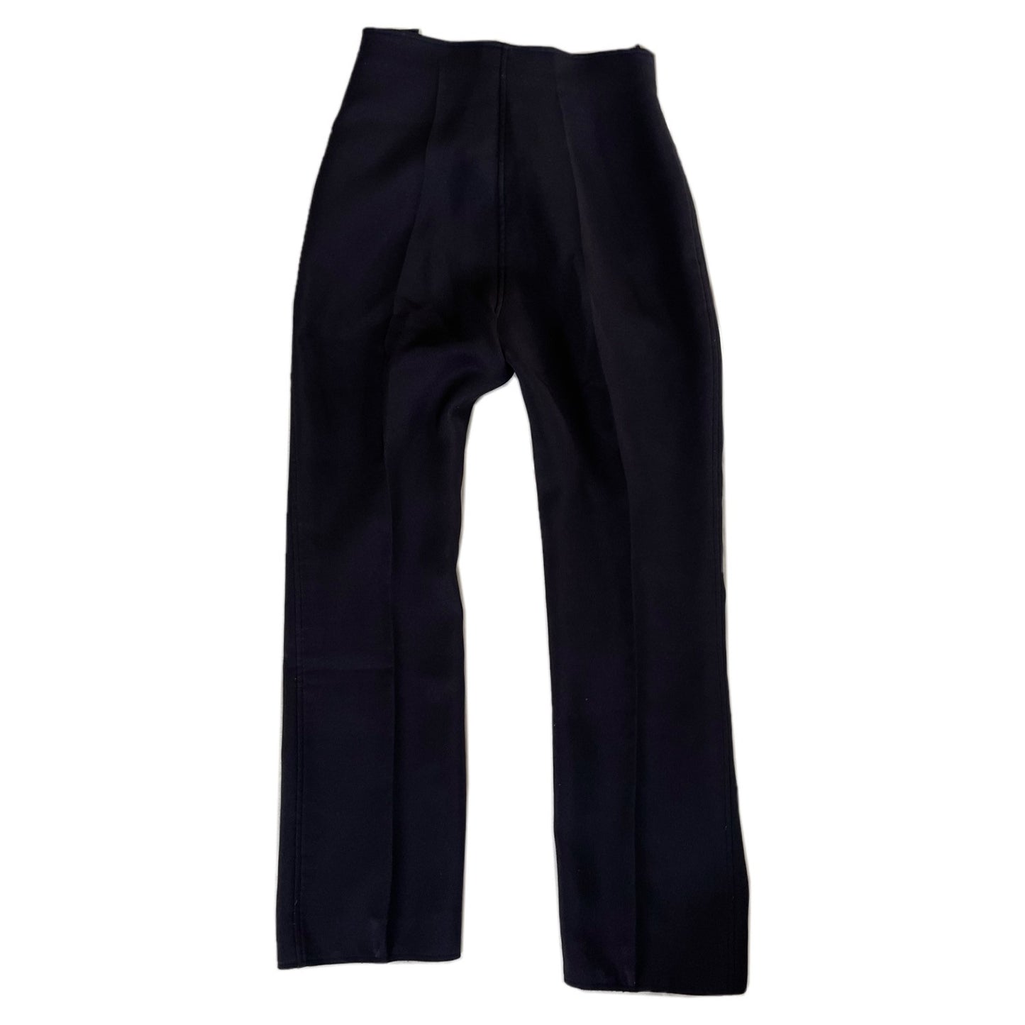 Courreges Logo Sless Peplum Top, Straight Leg Pant Set