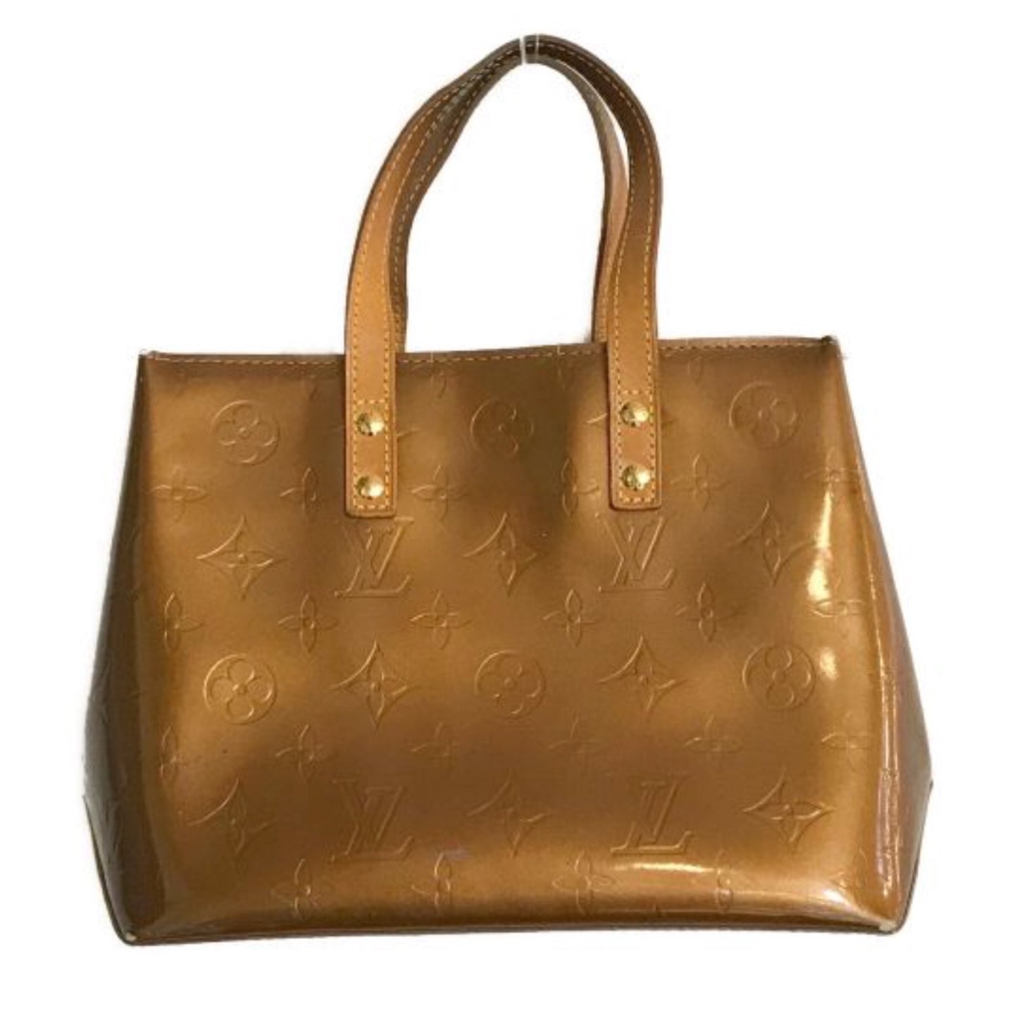 Louis Vuitton Bronze Vernis Enamel Monogram Handbag