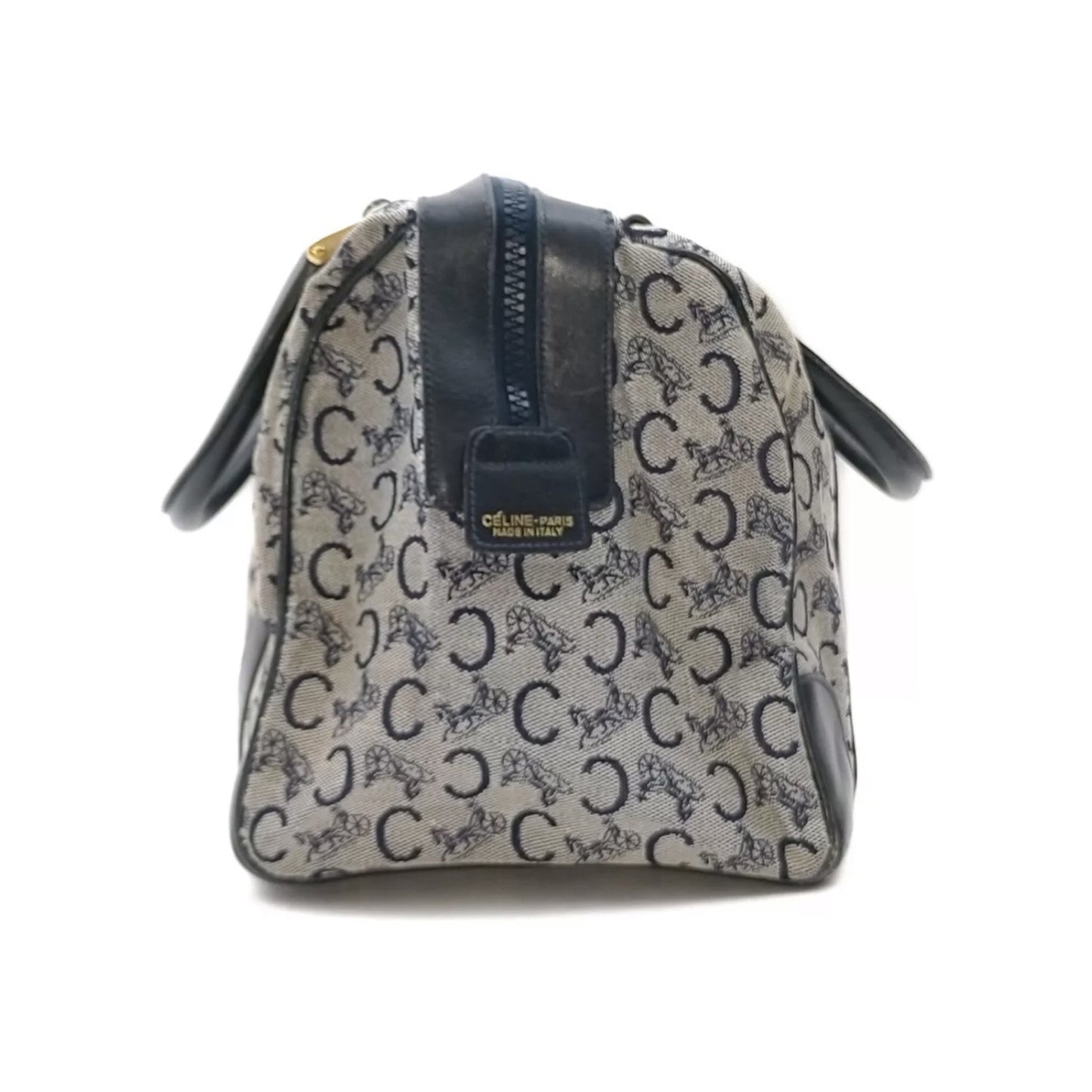 Celine Macadam Logo Monogram Boston Tote Bag