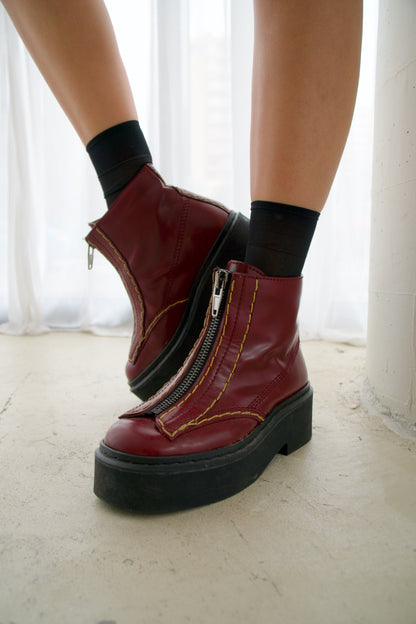 Celine Platform Zip Boots