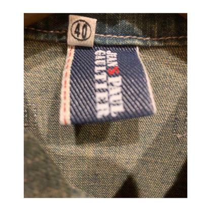 Jean Paul Gaultier SS Snap Button Bustier Denim Mini Dres
