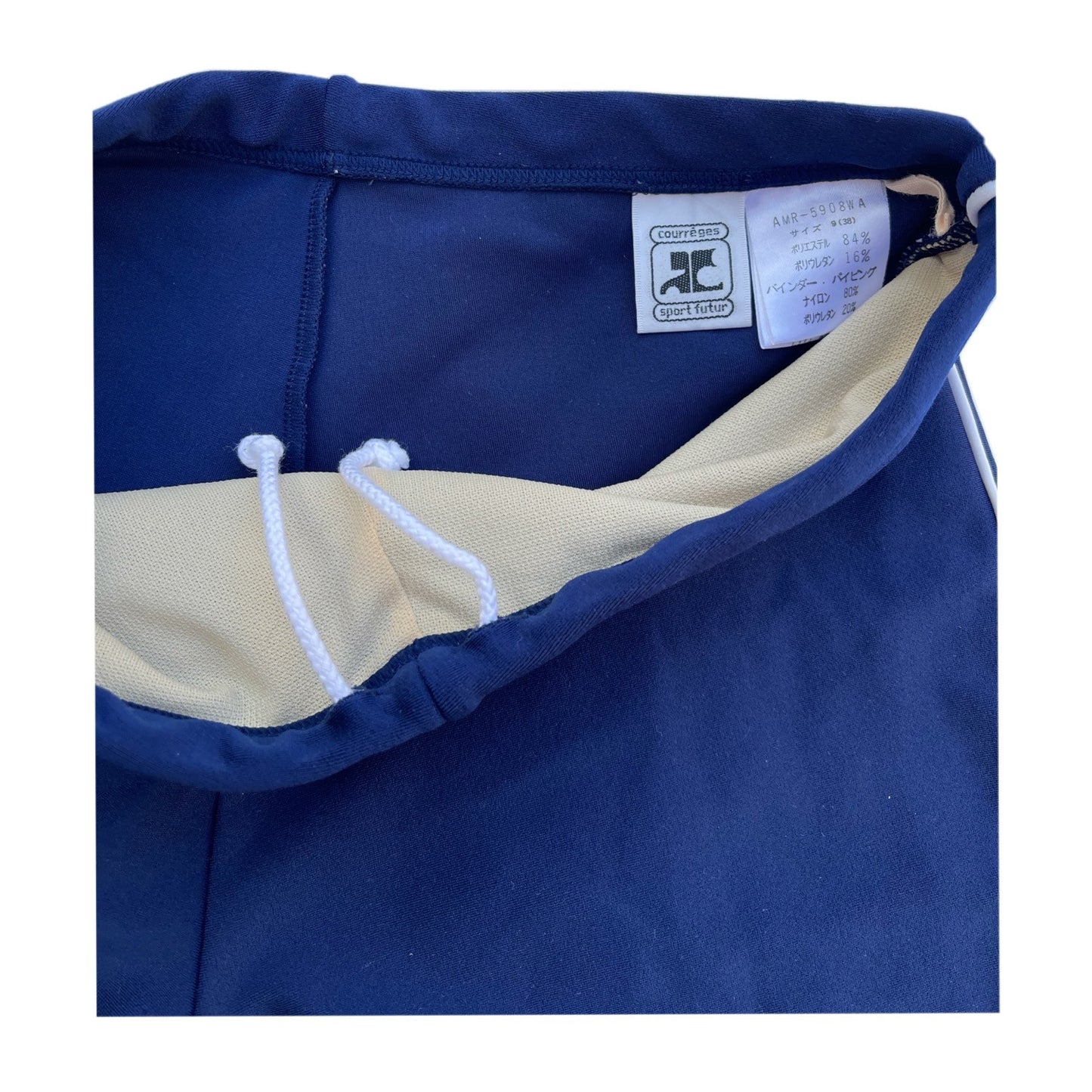 Courreges Sport Navy/Blue Zip Up Top & Hot Shorts