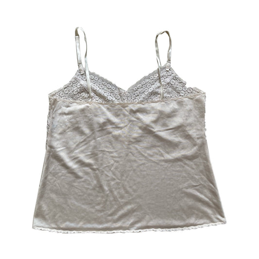 Christian Dior Lace Logo Ivory Nightie Cami