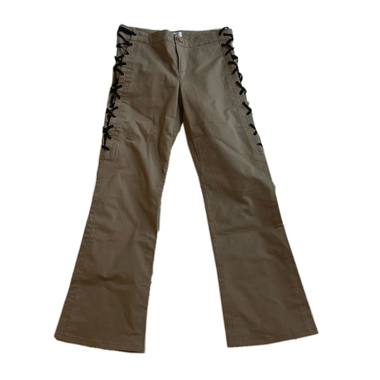 Moschino Jeans Tie Up High Waist Pants