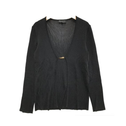 Gucci Rayon Metal Logo LS Cardigan