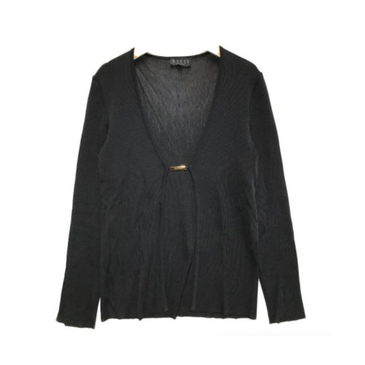 Gucci Rayon Metal Logo LS Cardigan