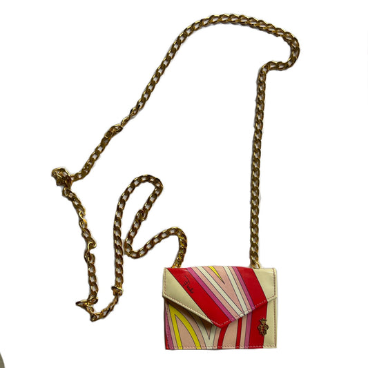 Emilio Pucci Mini Vinyl Chain Pouchette