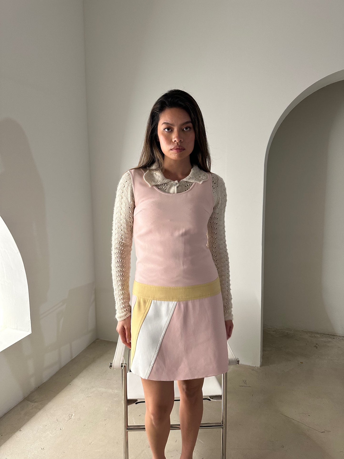 Miu Miu Drop Waist Shift Dress