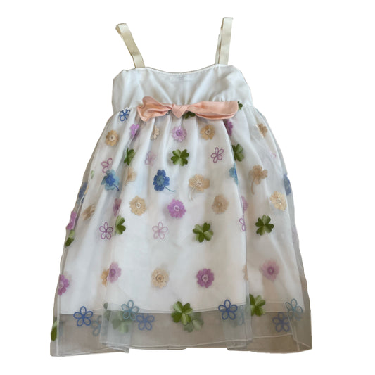 Blumarine Floral Babydoll Mini Dress