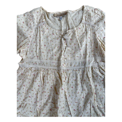 See By Chloe Ditsy Floral Babydoll 3/4 Sleeve Top