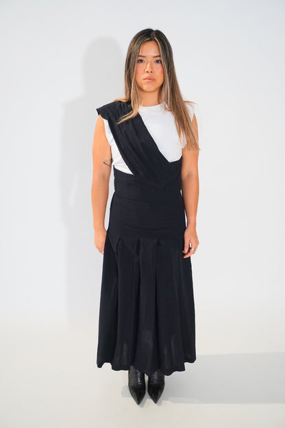 Robe De Chambre Comme Des Garcons Apron Halterneck Pinafore Dress