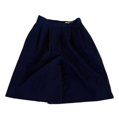 Courreges Pleated Logo Bermuda Shorts