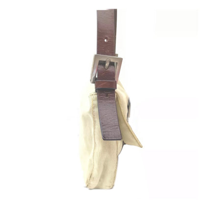 Fendi Cream/Beige Material Baguette Handbag
