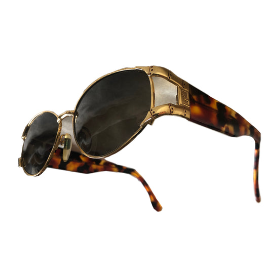 Fendi FF Logo Tortoiseshell Sunglasses