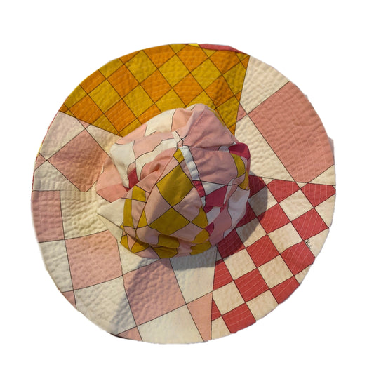 Emilio Pucci Multi Print Wide Brim Bucket Hat