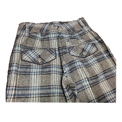 Dolce & Gabbana Checkered Button Pocket Flare Pants