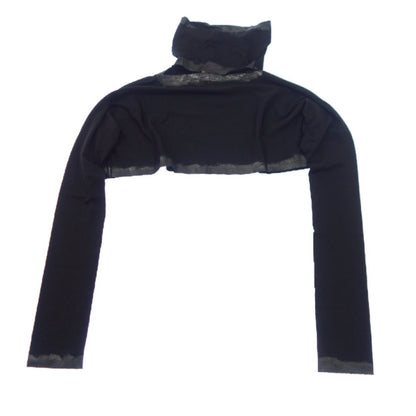 Comme Des Garcons Turtleneck Cropped Slit Neck LS Top