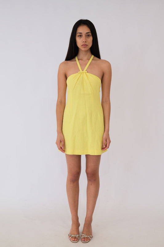 Versace Medusa Button SS Blazer & Halterneck Dress Set