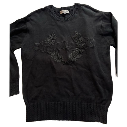 Christian Dior Sports Crest Logo Knit Jumper