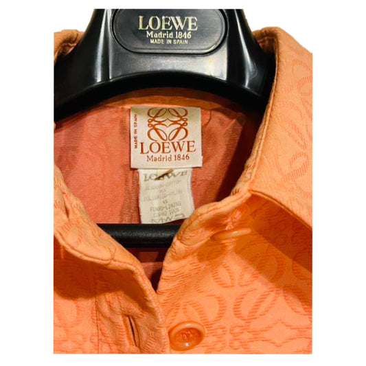 Loewe Logo Button  Down Blazer