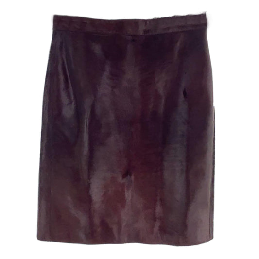 Gucci Calf Fur Pencil Skirt