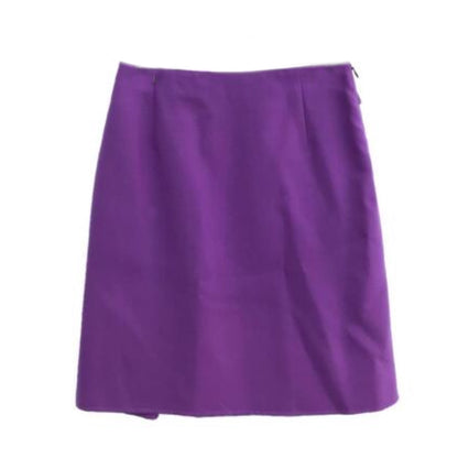 Valentino Virgin Wool A Line Skirt