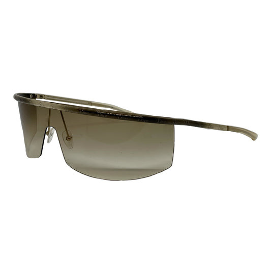 Christian Dior Gold Ombré Logo Frame Sunglasses