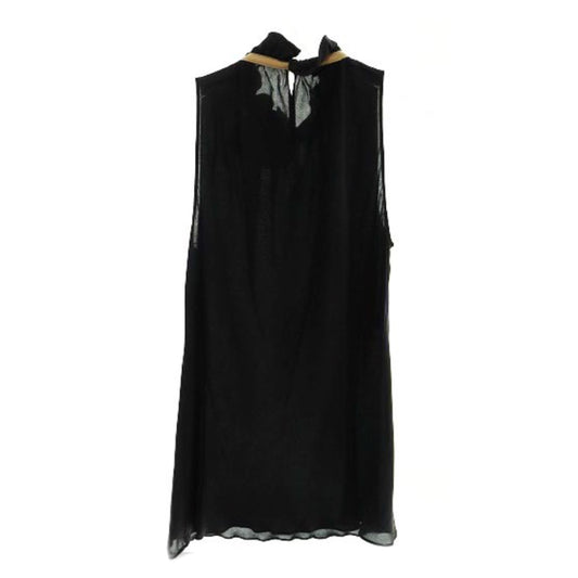 Moschino Cheap And Chic Floral Corsage Nek Sless Blouse