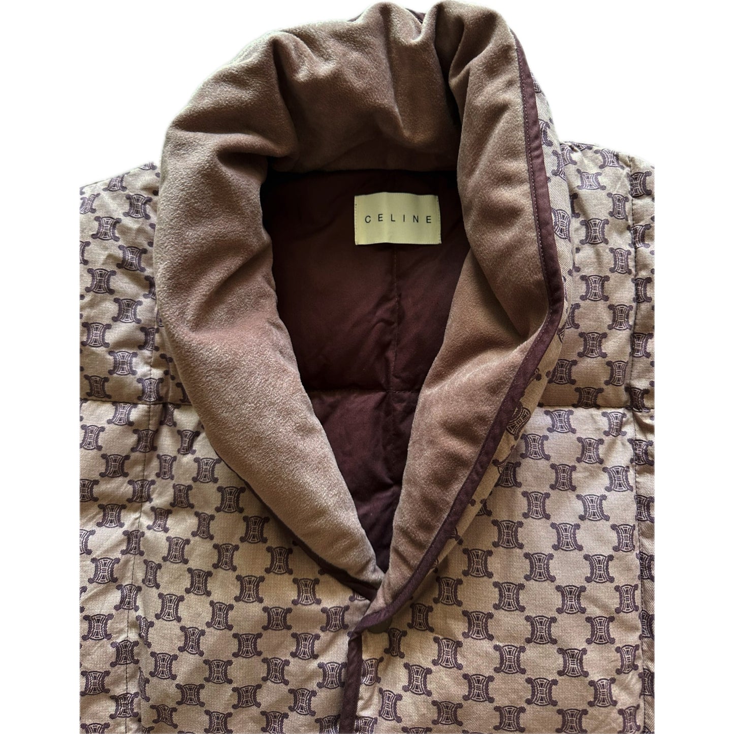 Celine Macadam Monogram Down Puffer Vest