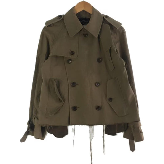 Tricot Comme Des Garcons Trench Cropped Coat