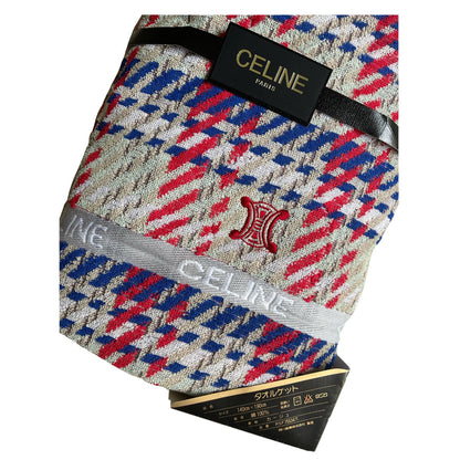 Celine Multi Check Beach Towel