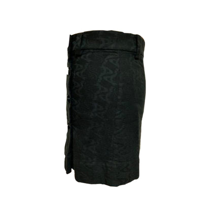 Vivienne Westwood Red Label Black Orb Print Button Down Skort