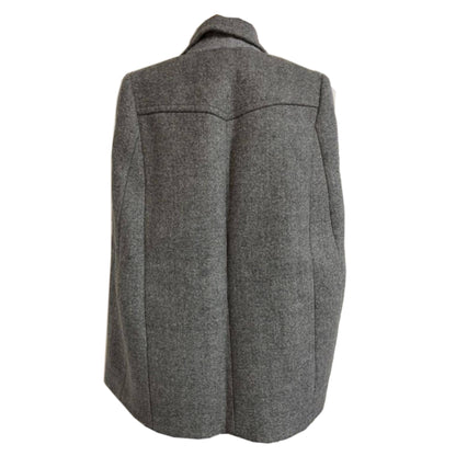 Prada Virgin Wool Double Breasted Cape