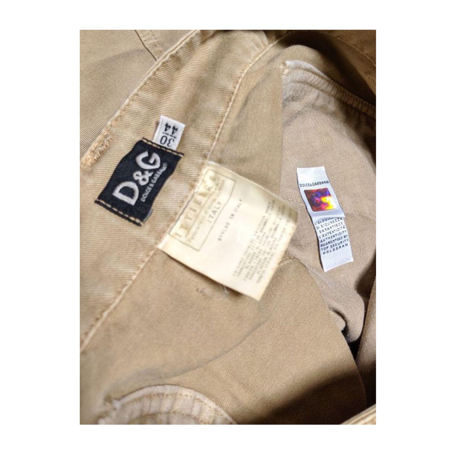 Dolce Gabbana Cargo Utility Pants