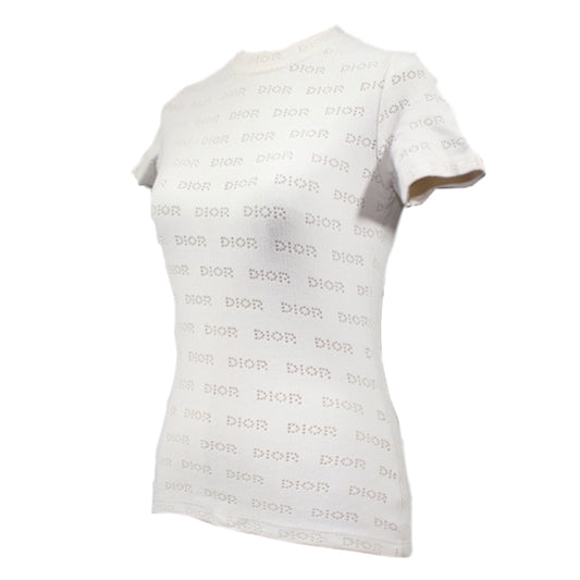 Christian Dior Perforated Logo Tee